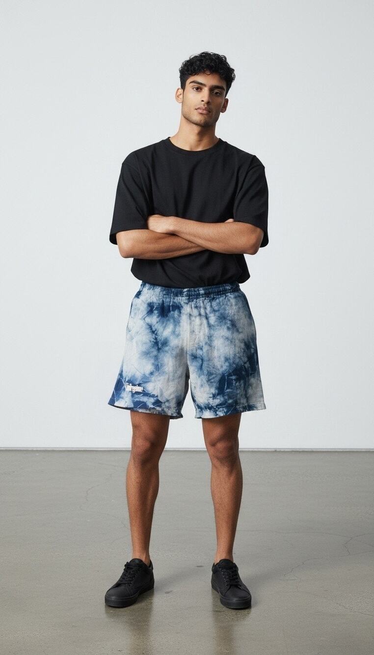 Civil Regime - Mens All Day Short in Clouds Wash size XL